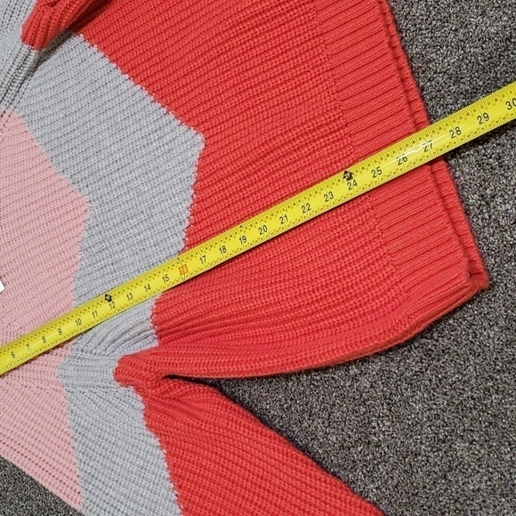 NWT Anthropologie Splendid Loveland Chevron Colorblock  chunky knit Sweater - Picture 8 of 12